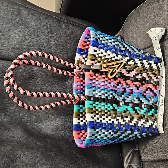 Maria Victoria Weaved Tote NWOT - Picture 13 of 15